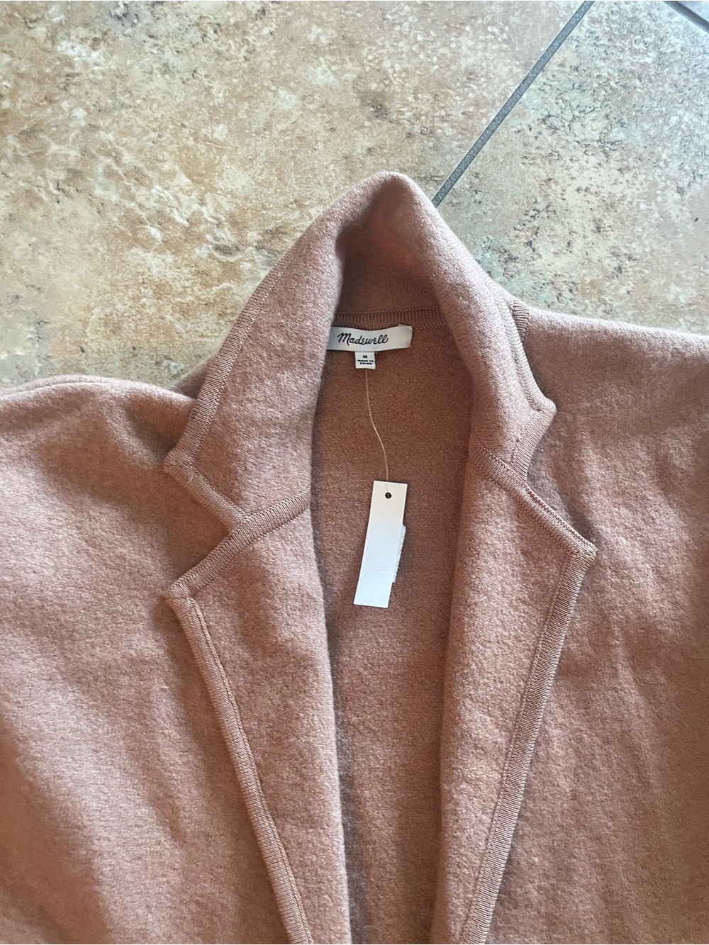 NWT Madewell Lisbon Sweater Jacket | M - Picture 6 of 8